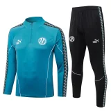 26-27 Marseille Blue Half Pull Tracksuit #B26109(半拉链)