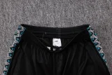 26-27 Marseille Black Half Pull Tracksuit #B26107(半拉链)