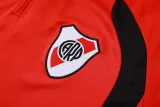 26-27 River Plate Red Half Pull Tracksuit #B26104(半拉链)