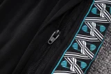 26-27 Marseille Black Half Pull Tracksuit #B26107(半拉链)