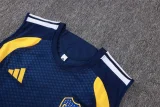 26-27 Boca Juniors Royal blue Tank top and shorts suit #D25090