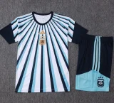 26-27 Argentina White Blue Training Short Suit #J26090