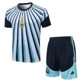 26-27 Argentina White Blue Training Short Suit #J26090