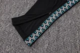26-27 Marseille Black Half Pull Tracksuit #B26107(半拉链)