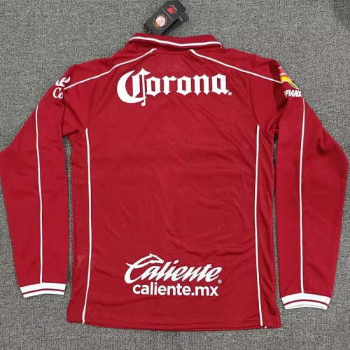 26-27 Toluca Home Long Sleeve Soccer Jersey (长袖)
