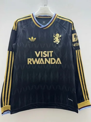 26-27 Aston Villa Away Long Sleeve Soccer Jersey (长袖)