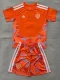 26-27 Leeds United Orange Goalkeeper Kids Soccer Jersey