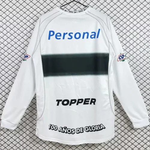 2002 Club Olimpia Home Long Sleeve Retro Soccer Jersey (长袖)