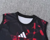 26-27 Man Utd Black Tank top and shorts suit
