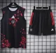 26-27 Man Utd Black Tank top and shorts suit