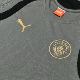 26-27 Man City Grey Tank top and shorts suit