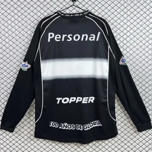 2002 Club Olimpia Away Long Sleeve Retro Soccer Jersey (长袖)