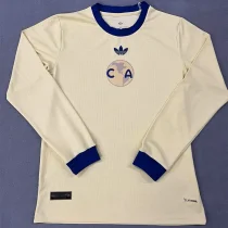 26-27 Club America 110th Anniversary Yellow Long Sleeve Training shirts (长袖)