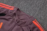 26-27 Bayern Grey Purple Jacket Tracksuit #A26117