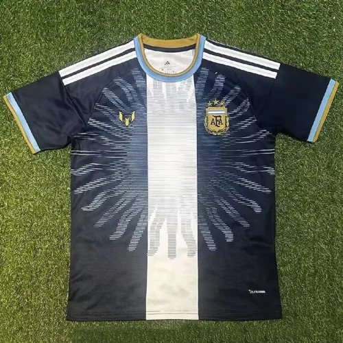 26-27 Argentina Farewell Match Royal blue Fans Soccer Jersey