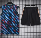 26-27 ARS Red Blue Tank top and shorts suit