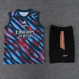 26-27 ARS Red Blue Tank top and shorts suit
