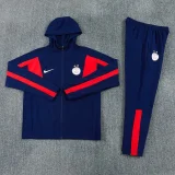 26-27 PSG Royal blue Windbreaker Suit (Hoodie)(风衣套装)