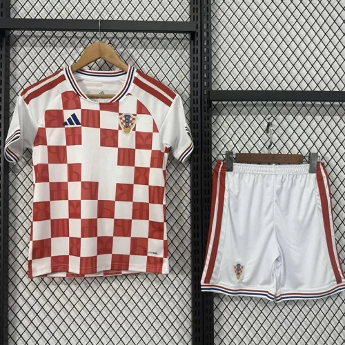 26-27 Croatia AD Home Kids Soccer Jersey