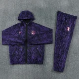 26-27 BAR Purple Windbreaker Suit (Hoodie)(风衣套装)
