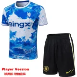 26-27 CHE Blue White Player Version Training Short Suit (球员短套装)