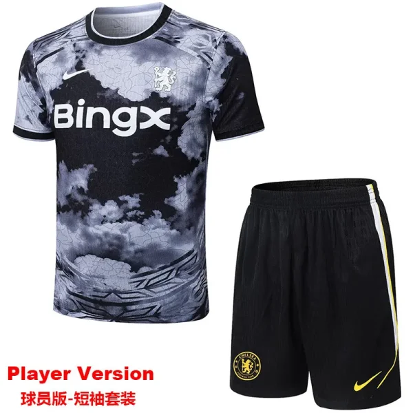 26-27 CHE Black White Player Version Training Short Suit (球员短套装)