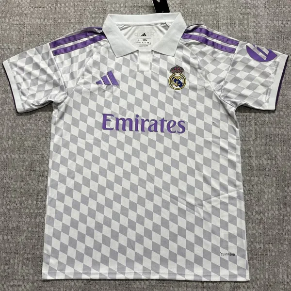 26-27 RMA Grey White Special Edition Fans Training Shirts
