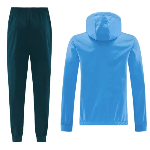 26-27 Napoli Fancy blue Windbreaker Suit (Hoodie)(风衣套装)