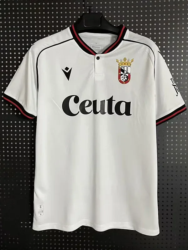 26-27 AD Ceuta FC Home Fans Soccer Jersey