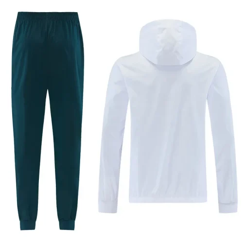 26-27 Napoli White Windbreaker Suit (Hoodie)(风衣套装)