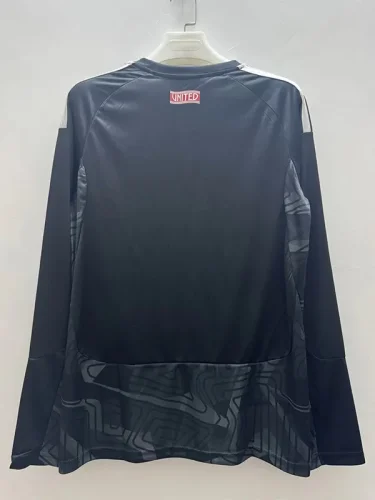 26-27 Man Utd Black Goalkeeper Long Sleeve Soccer Jersey (长袖)