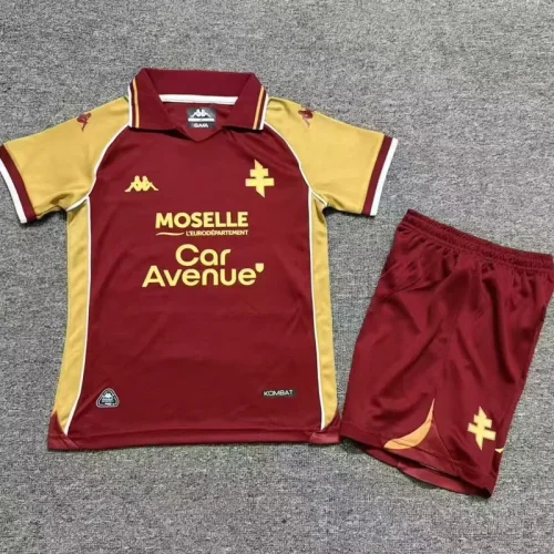 26-27 Metz Home Kids Soccer Jersey