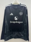 26-27 Man Utd Black Goalkeeper Long Sleeve Soccer Jersey (长袖)