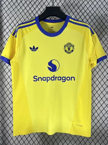 26-27 Man Utd Yellow Goalkeeper Fans Soccer Jersey