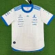 2026 Mercedes White T-Shirts Racing Suit (Slim-fit style)圆领球员