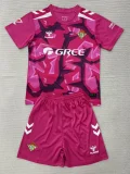 26-27 Real Betis Pink Goalkeeper Kids Soccer Jersey