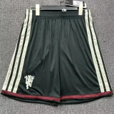 26-27 Man Utd Third Black Shorts Pants