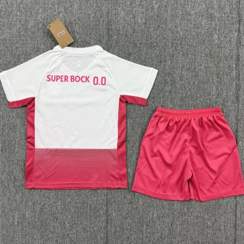 26-27 Sporting Lisbon White Red Special Edition Kids Soccer Jersey