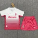 26-27 Sporting Lisbon White Red Special Edition Kids Soccer Jersey