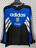 1994 Argentina Black blue Retro Hoody (无帽卫衣)