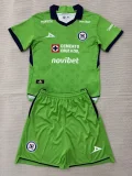 26-27 Cruz Azul Green Goalkeeper Kids Soccer Jersey