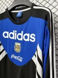 1994 Argentina Black blue Retro Hoody (无帽卫衣)