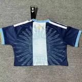 26-27 Argentina Farewell Match Royal blue Women Cheerleader Shirt (女啦啦短袖)