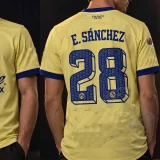 26-27 Club America 110th Yellow Long Sleeve Player Version Soccer Jersey (长袖球员)