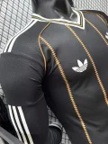 26-27 Germany Third Black Gold Long Sleeve Player Version Soccer Jersey (长袖球员)