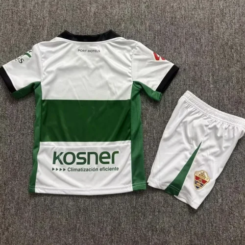 26-27 Elche CF Home Kids Soccer Jersey