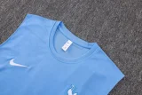 26-27 TOT Light blue Tank top and shorts suit #D26098