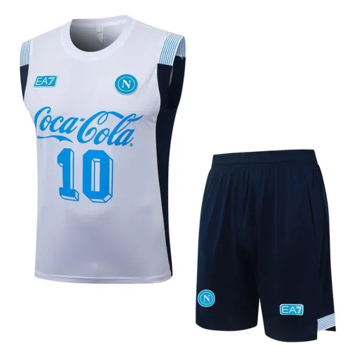 26-27 Napoli White Tank top and shorts suit #D26105