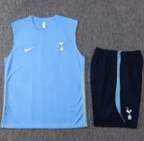26-27 TOT Light blue Tank top and shorts suit #D26098