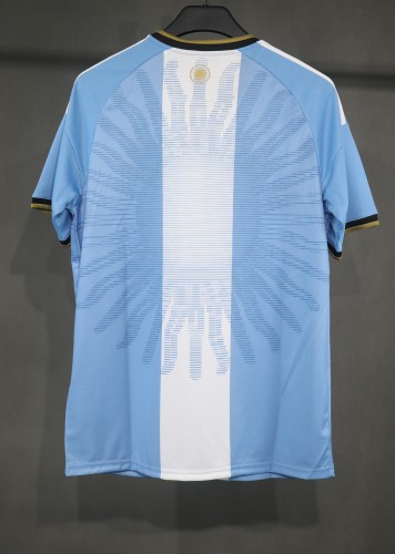 26-27 Argentina Messi Farewell Special Jersey 3 Stars Sun of May 1:1 Fans Soccer Jersey